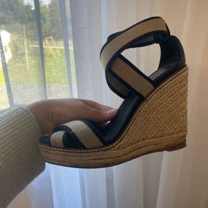 Gently used Tory Burch wedges